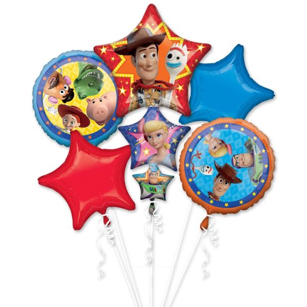 Toy Story 4 Balloon Bouquet 5pcs Supply