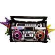 Totally 80 s Boombox SuperShape Balloon 88x43cm Discount