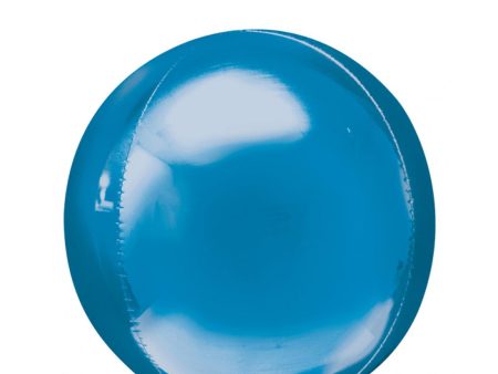 Blue Orbz Foil Balloon 38x40cm Supply