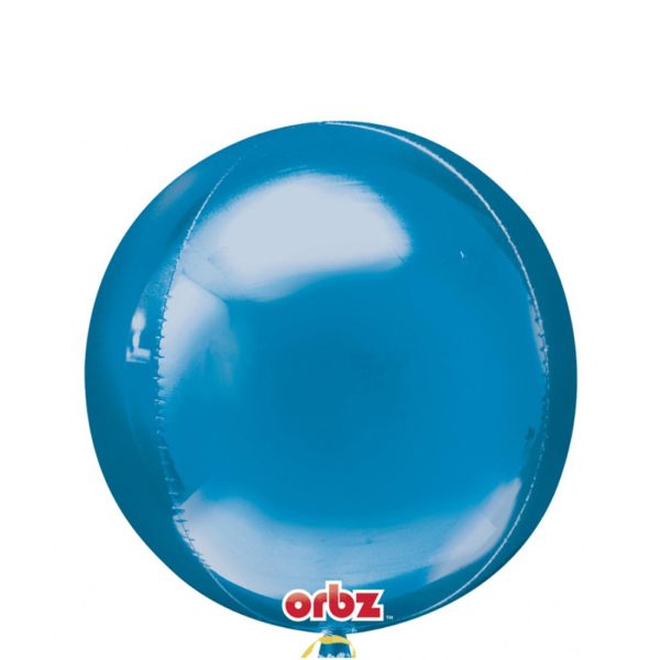 Blue Orbz Foil Balloon 38x40cm Supply