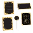 Gold Birthday Buffet Decorating Kit Online now