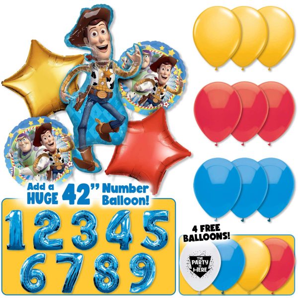 Sheriff Woody Toy Story Balloon Bouquet Kit Online Sale