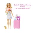 Barbie  Malibu  Travel Set - 10+ Pieces Including Working Suitcase & Puppy Sale