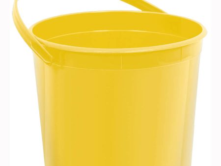 Sunshine Yellow Plastic Bucket 4.50in x 6.25in Supply