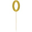 #0 Gold Large Glitter Pick For Discount