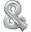 Symbol & Shaped Silver SuperShape Foil Balloon 27x33in Online