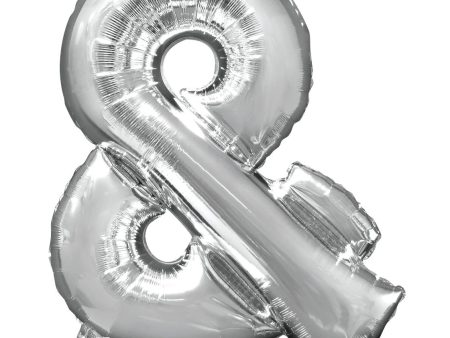 Symbol & Shaped Silver SuperShape Foil Balloon 27x33in Online