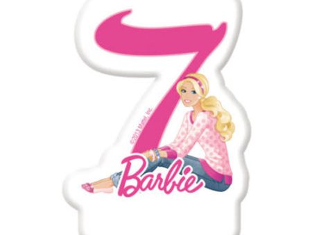 Barbie Sparkle Numeral Candle No. 7 Online Sale