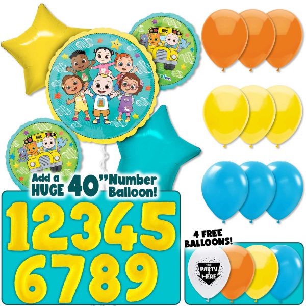 Cocomelon Pre-School Playtime Party Balloon Kit For Cheap