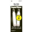 White Glow Sticks 4in, 2pcs on Sale