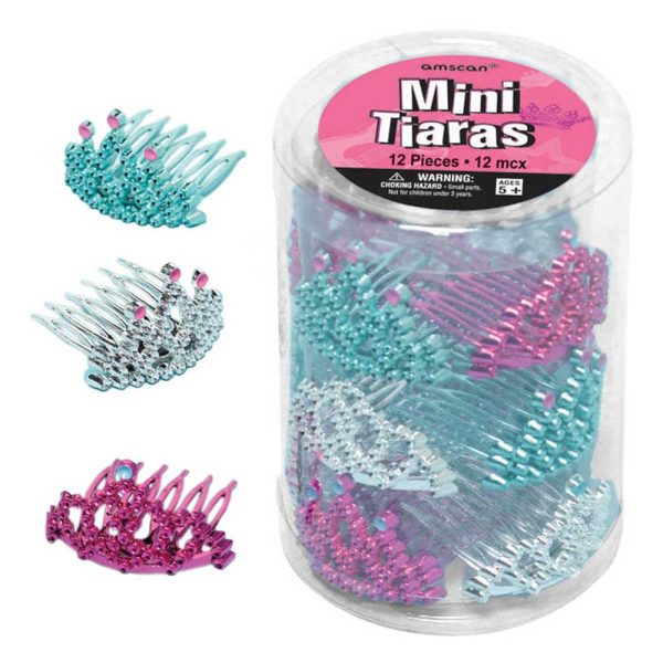 Rocker Princess Mini Tiara Comb Favors 12pcs Cheap