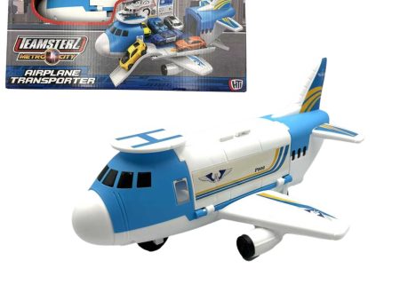 Teamsterz Aeroplane Transporter - Includes 16 Accessories Online Sale