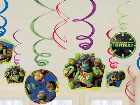 Teenage Mutant Ninja Turtles Swirls Decorations 12pcs Online