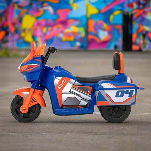 EVO 6v Kids Electric Ride-On Zoom Sports Bike - Blue Online