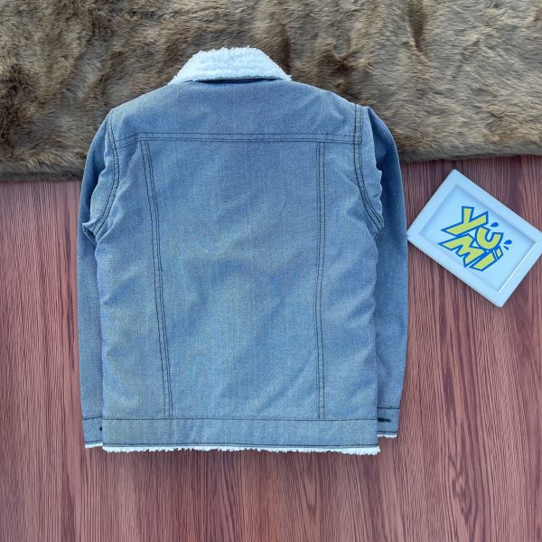 Kids  Sherpa-Lined Denim Jacket: Keep Your Little One Warm and Stylish Supply