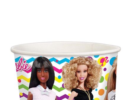 Barbie Sparkle Paper Treat Cups 9.5oz, 8pcs For Discount