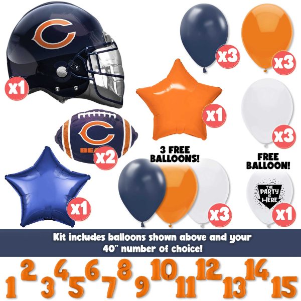 NFL Chicago Bears Football Party Balloon Kit Online Sale