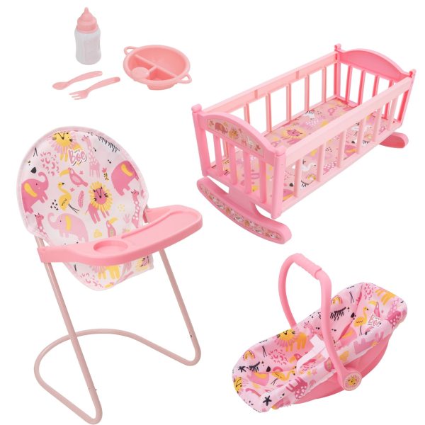 BabyBoo Dolls Nursery Playset - 7 Piece Toy Playset Online Hot Sale