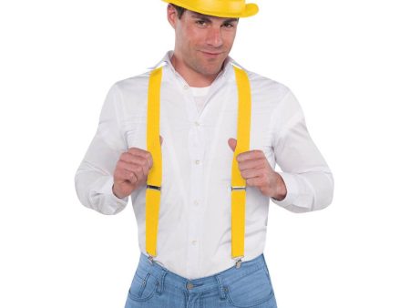 Yellow Suspenders Fashion