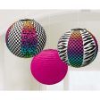 Totally 80 s Printed Round Paper Lantern 9.5in 3pcs Discount