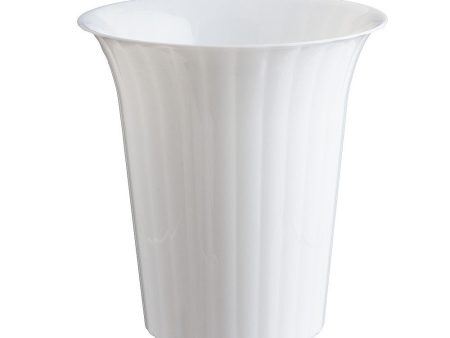 White Medium Flared Plastic Cylinders Online Hot Sale