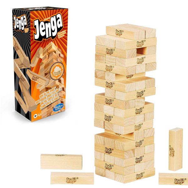 Jenga Classic Stacking Game Discount