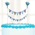 On Your Christening Day Blue Cake Topper Picks Supply