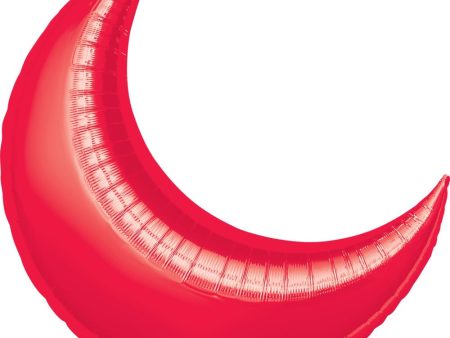 Red Crescent Super Shape Balloon 35in Online