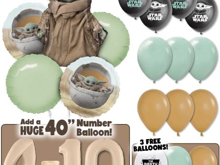 Star Wars The Child (Baby Yoda) Balloon Bouquet Kit Supply