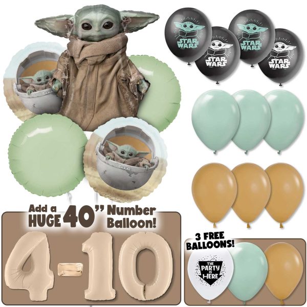 Star Wars The Child (Baby Yoda) Balloon Bouquet Kit Supply