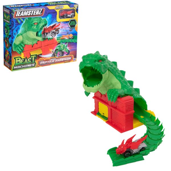 Teamsterz Reptile Rampage Car Launcher | Includes Beast Machine Car For Cheap