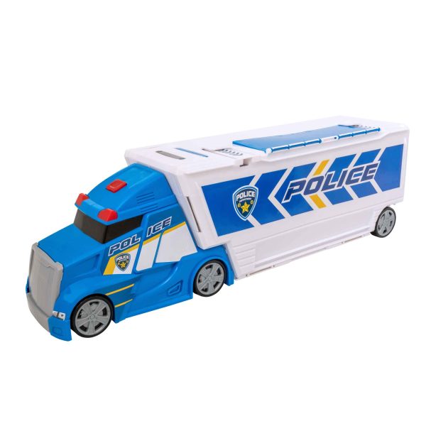 Teamsterz Police Command Toy Truck | Includes 5 Cars Cheap