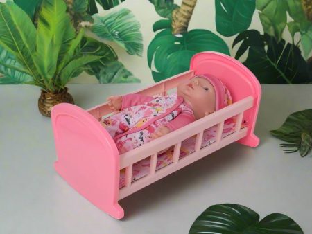 BabyBoo Lullaby Dolls Cot - Doll Included Hot on Sale