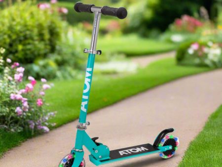 ATOM Light Up Inline Scooter - Teal Online now