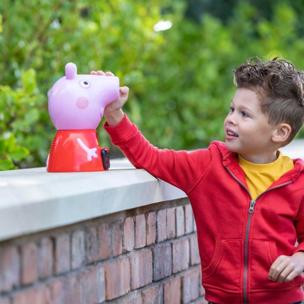 Peppa Pig Bubble Machine - Includes 118ml Bubble Solution For Cheap