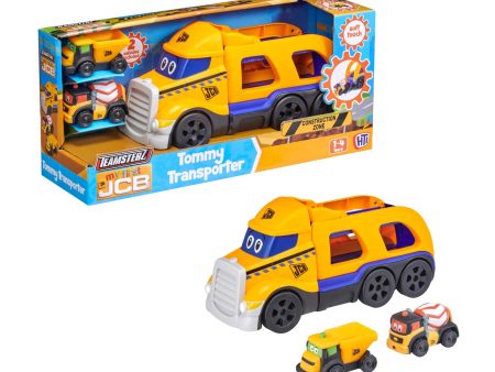 Teamsterz My First JCB Tommy Transporter | Includes 2 Cars Supply