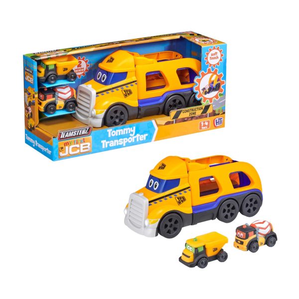 Teamsterz My First JCB Tommy Transporter | Includes 2 Cars Supply