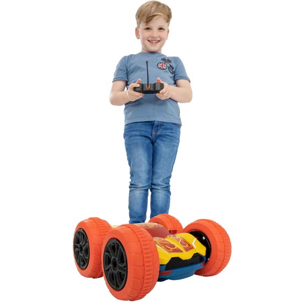 Flipsterz Remote Control Stunt Car | Yellow   Blue For Discount