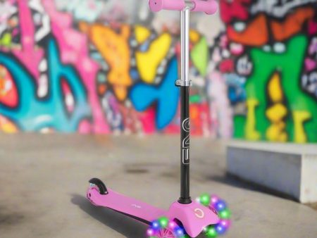 EVO Light Up Mini Cruiser Scooter  - Baby Pink Discount