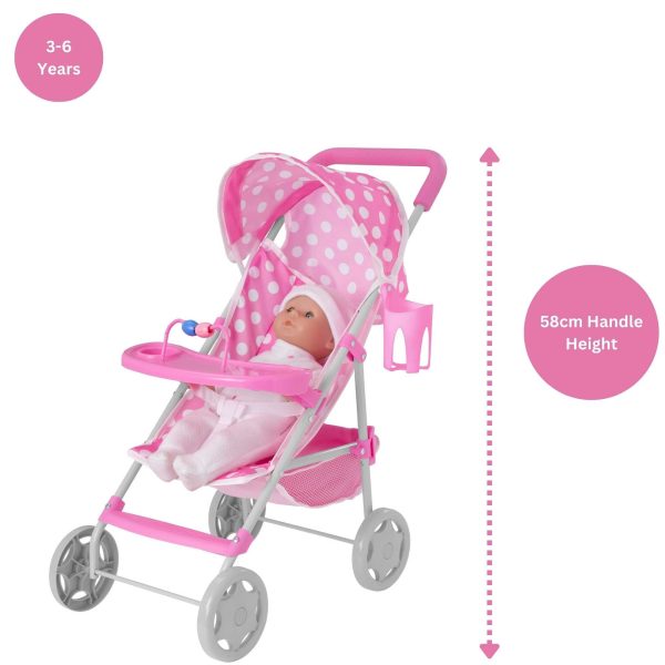 Dolly Tots Playtime Dolls Pushchair Hot on Sale