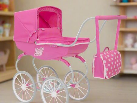 Dolly Tots Traditional Carriage Dolls Pram Online now