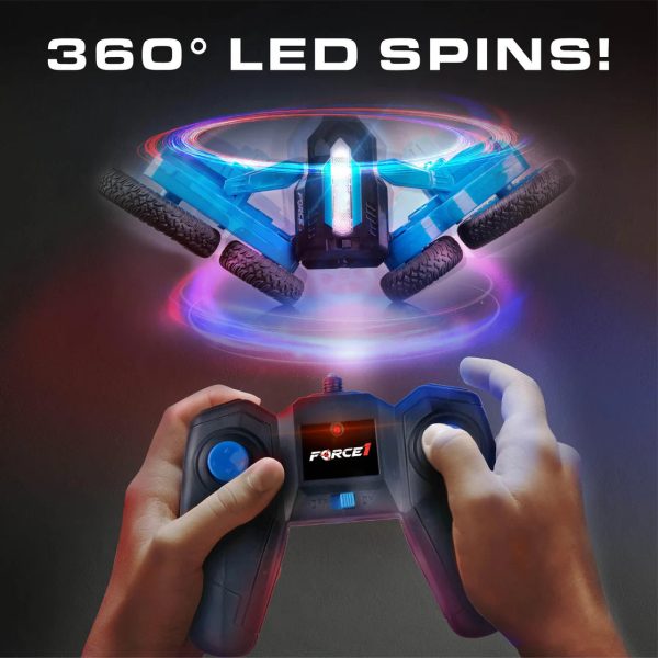 Tornado Blue LED Stunt Remote Control Car Sale