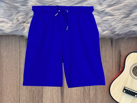 Kids  Blue Jersey Shorts Discount