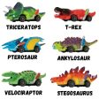 Teamsterz Beast Machine Pull-Back Dino Racers - 6 Cars Included on Sale