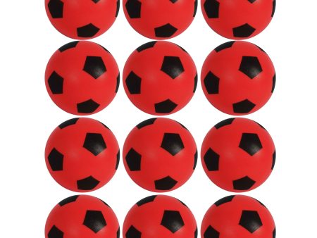 Foam Football Pack Of 12 - Red (19.4cm) For Cheap