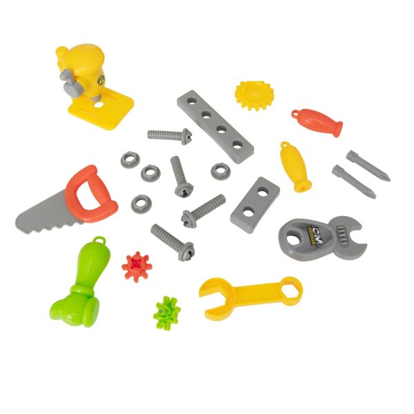 Construction Case Playset - Includes 23 Pieces on Sale