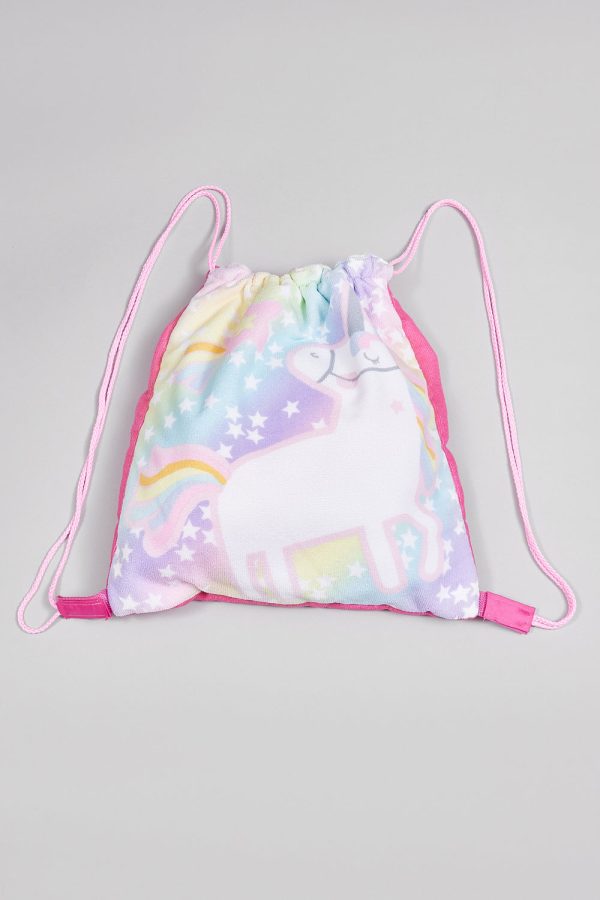 BMS UNICORN SHOOTING STAR FOLD-OUT TOWEL BACKPACK For Cheap