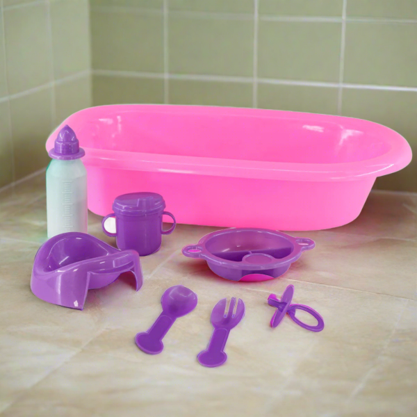 8 Piece Baby Doll Bath Set Online Sale