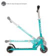 ATOM Light Up Inline Scooter - Teal Online now