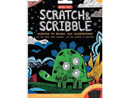 Mini Scratch & Scribble Art Kit: Dino. Days Online Sale